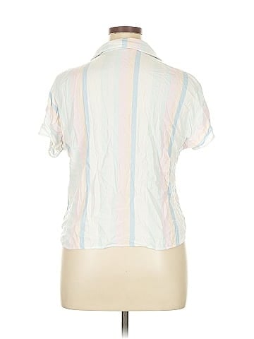 LC Lauren Conrad Short Sleeve Blouse (view 2)