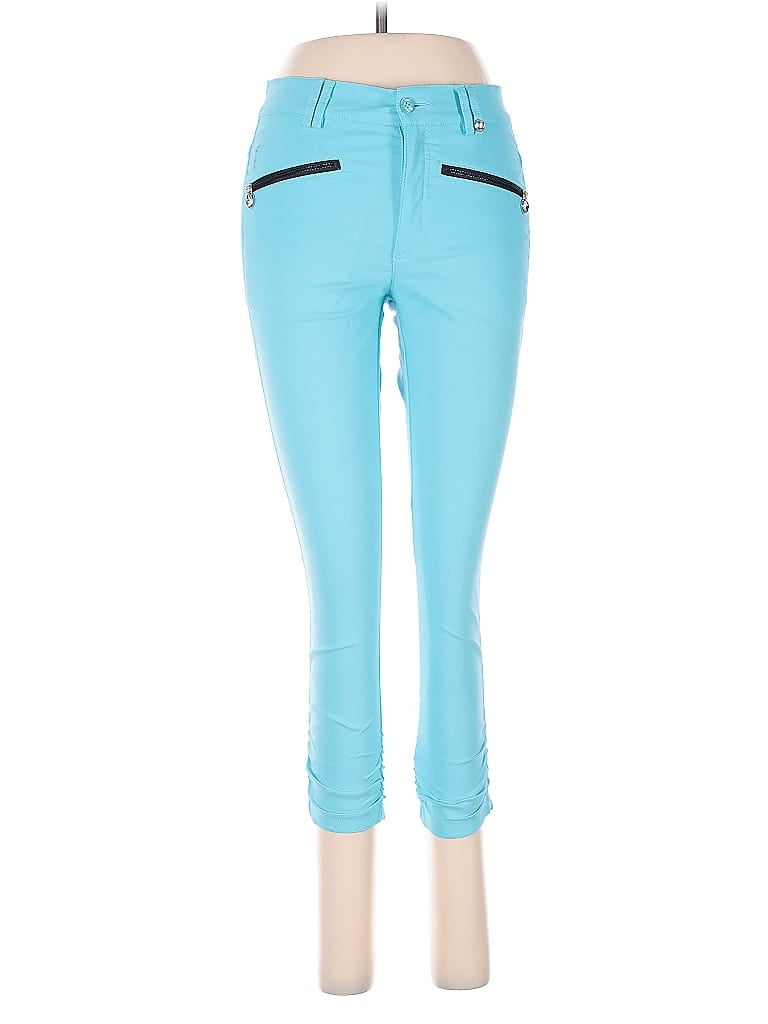 Pre-owned Golfino Active Pants In Blue