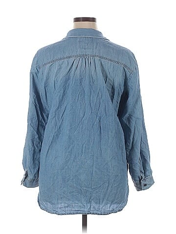 Sonoma Goods for Life 3/4 Sleeve Button-Down Shirt (view 2)