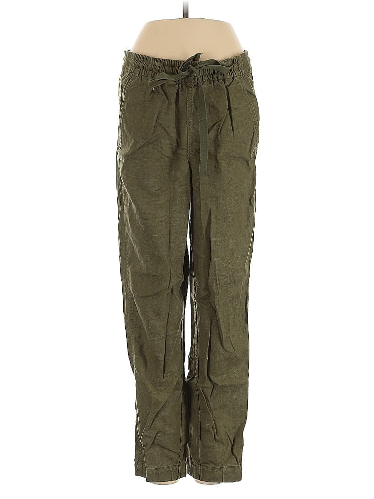 Pre-owned Point Sur Linen Pants In Green