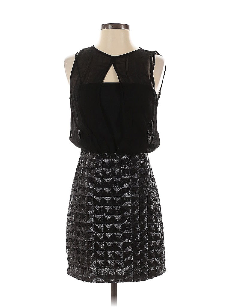 Pre-owned Addison Cocktail Dress In Black