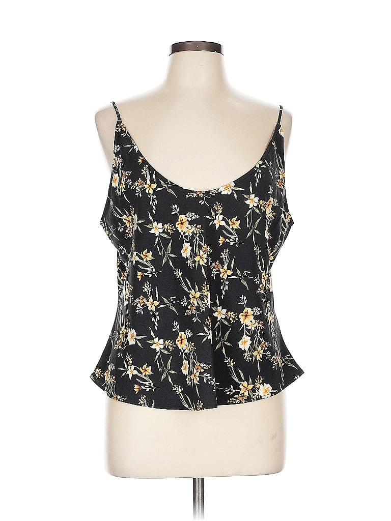 Pre-owned Unbranded Tank Top Black Strapless Neckline Tops