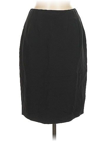 Linda Allard Ellen Tracy Silk Skirt (view 1)