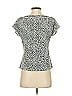 Esley Silver Short Sleeve Blouse Size S - photo 2