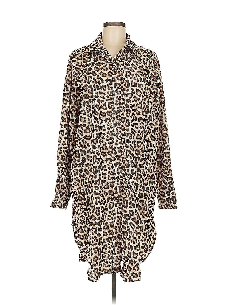 Pre-owned H&m Casual Dress In Brown