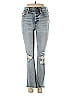 Daze Hearts Blue Jeans Size 25 waist - photo 1