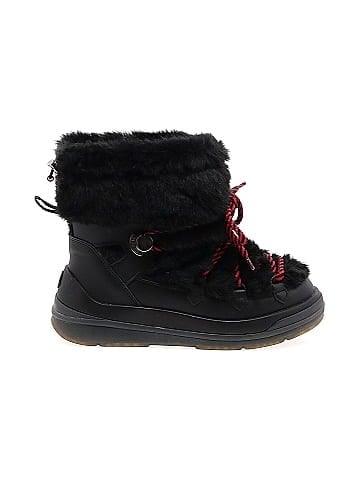 Moncler Insolux M Faux Shearling-Trimmed Leather Boots (view 1)