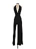 Cache Solid Black Jumpsuit Size 2