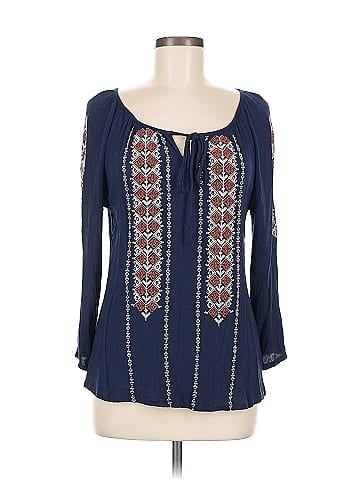 Solitaire Long Sleeve Blouse (view 1)