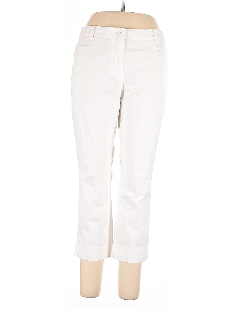 Pre-owned Talbots Outlet Casual Pants In White