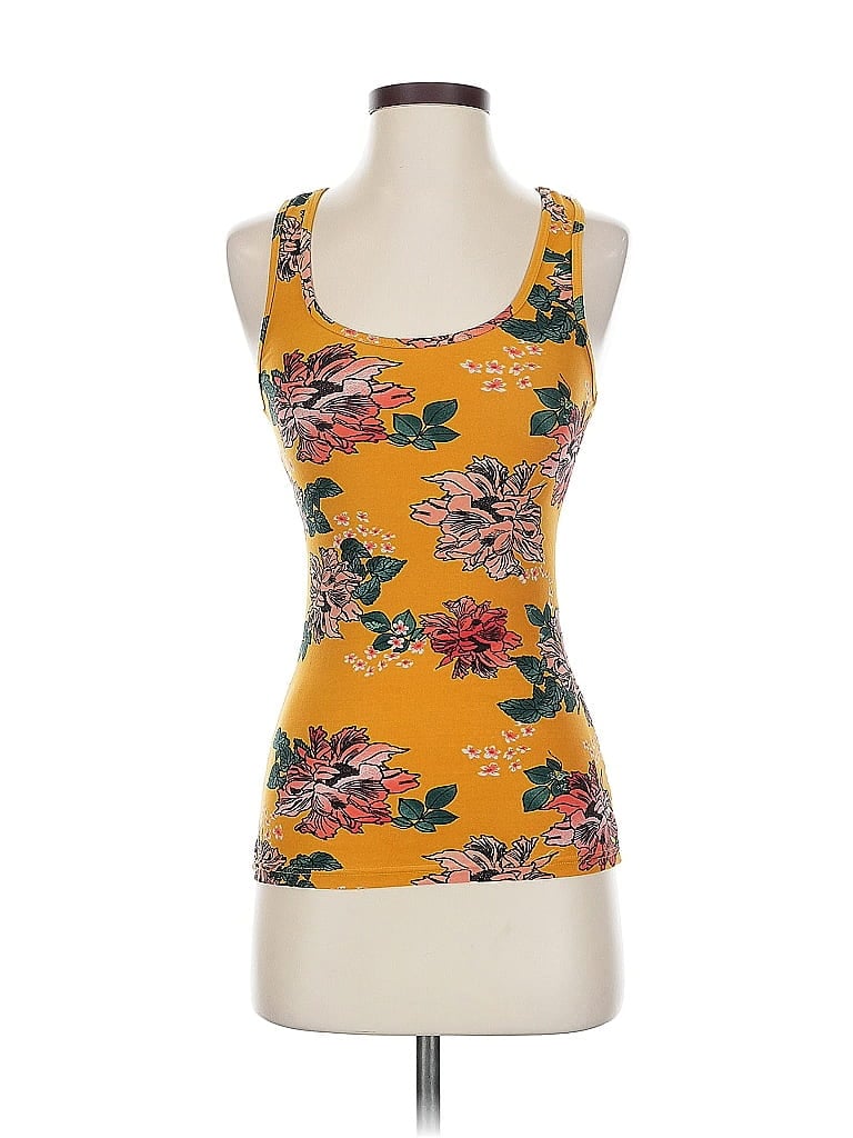 Click to view more detailed imagery on our partner's website Pre-owned Poetry Tank Top Tan Strapless Neckline Tops In Brown