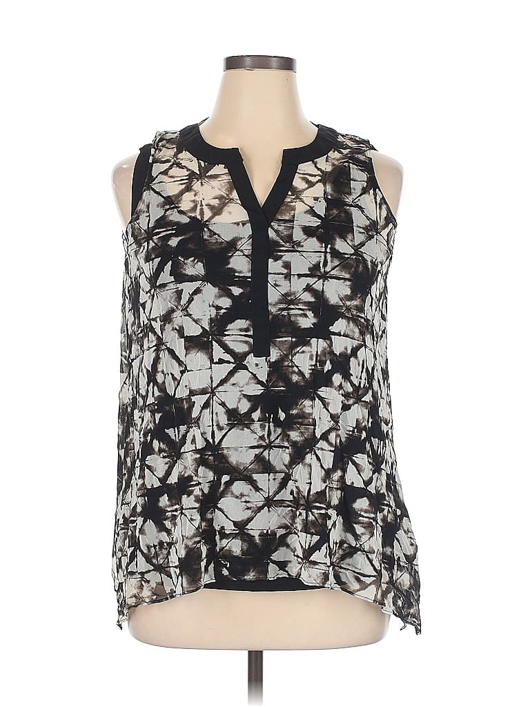 Click to view more detailed imagery on our partner's website Pre-owned Alfani Sleeveless Blouse In Black