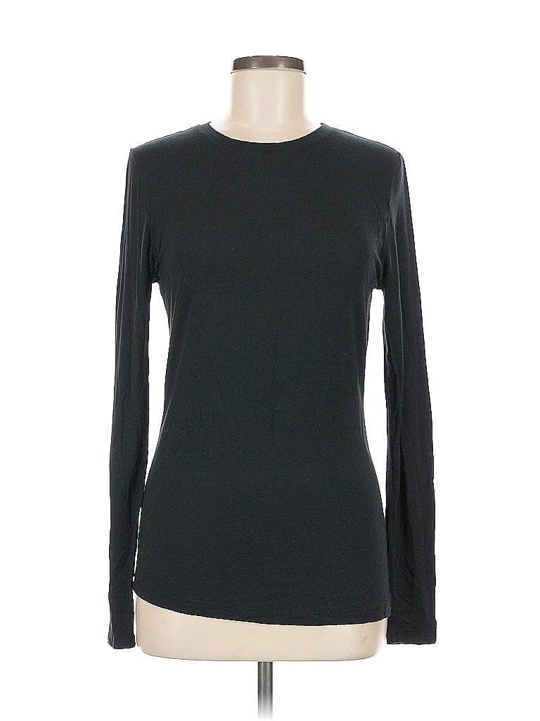 Cuddl Duds Black Long Sleeve T-Shirt Size M - photo 1