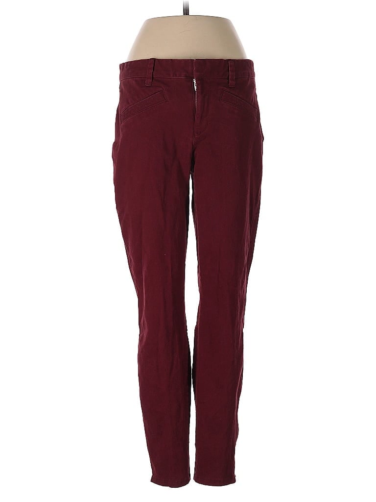 Pre-owned Gap Outlet Casual Pants In Burgundy