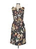 Tabitha Print Gray Cocktail Dress Size 4 - photo 1