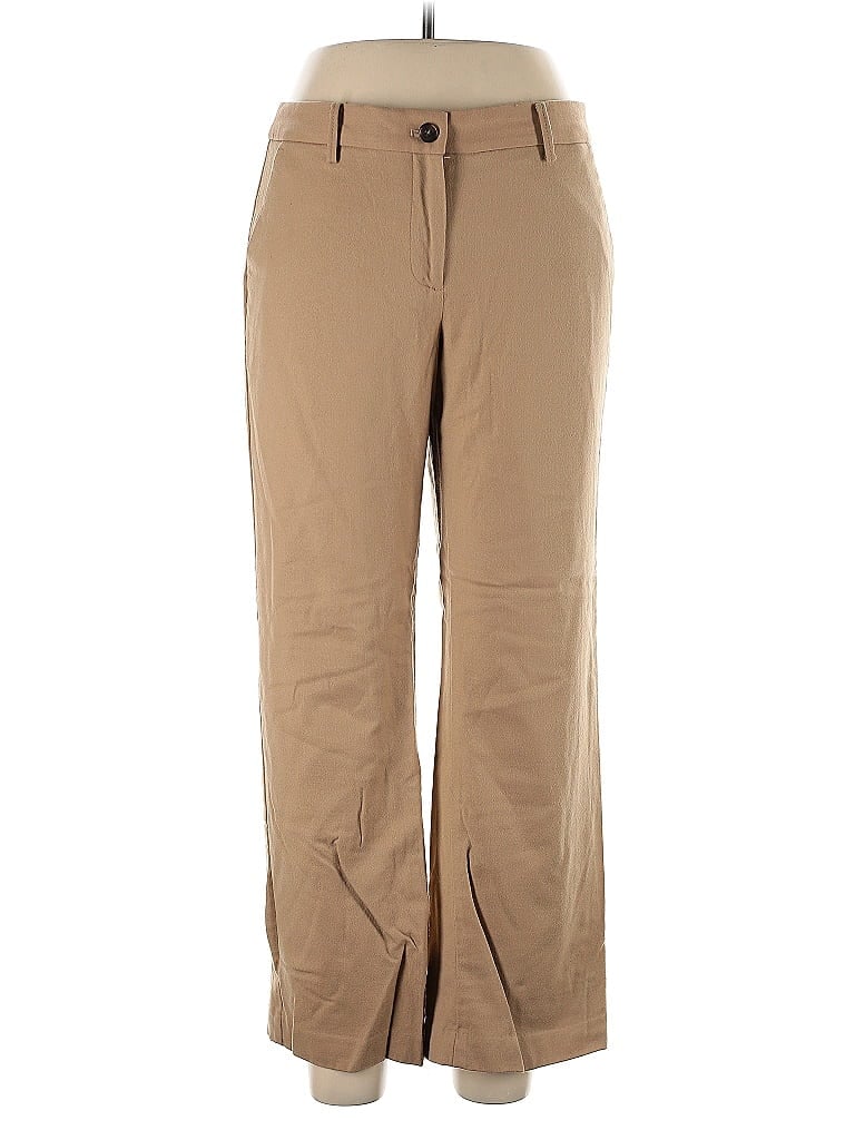 Pre-owned Talbots Wool Pants In Brown