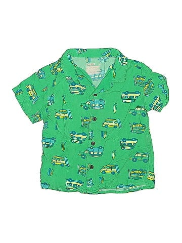 Cat & Jack Short Sleeve Button-Down Shirt (view 1)