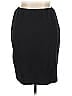 eShakti Solid Black Formal Skirt Size 1X - photo 2