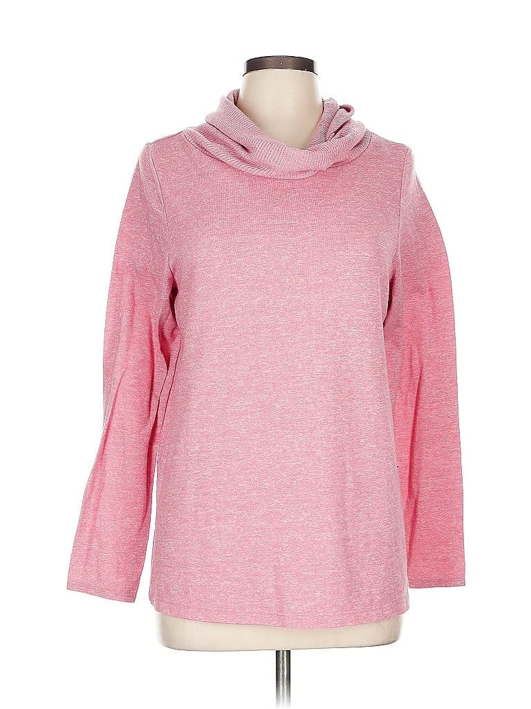 Pre-owned Max Studio Turtleneck Sweater In Pink