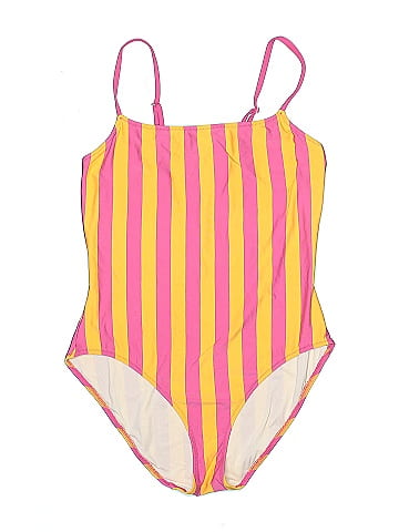 Solid & Striped One Piece Swimsuit (view 1)