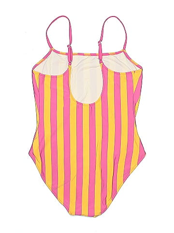 Solid & Striped One Piece Swimsuit (view 2)