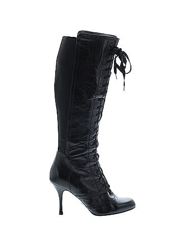 Dolce & Gabbana Leather Lace-Up Boots (view 1)