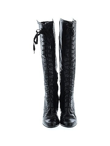 Dolce & Gabbana Leather Lace-Up Boots (view 2)