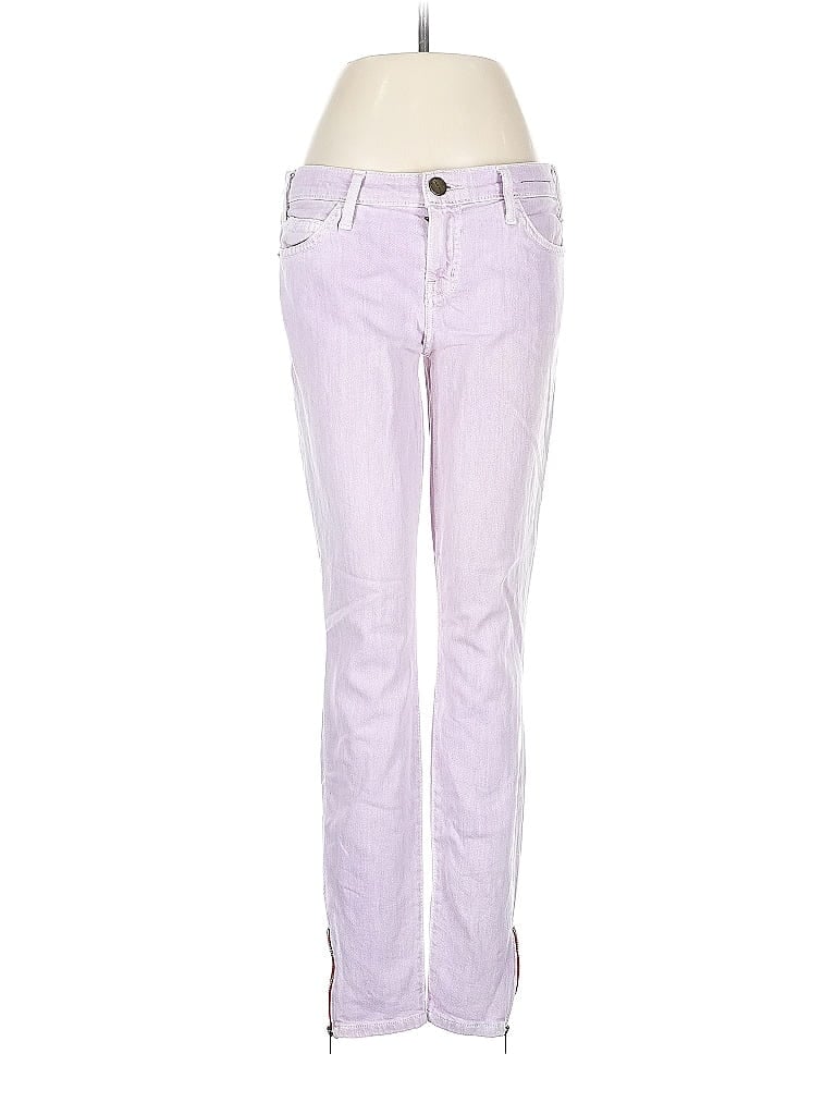 Pre-owned Current Elliott Casual Pants In Purple