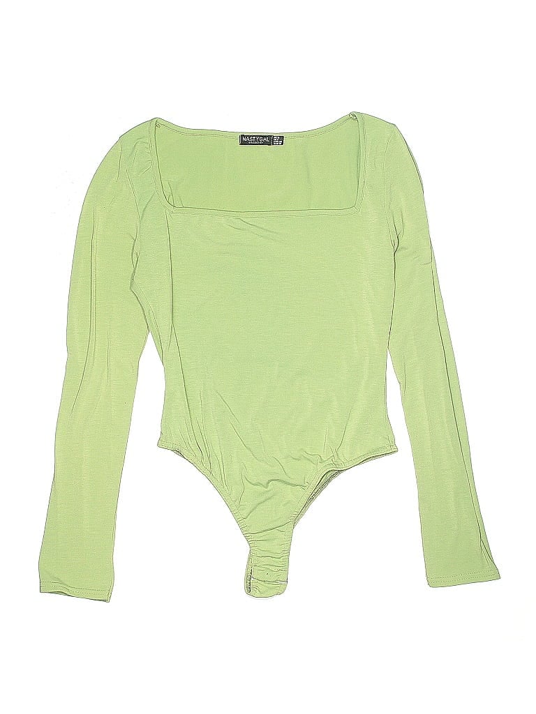 Pre-owned Nasty Gal Inc. Bodysuit In Green