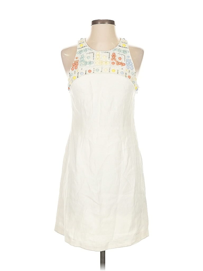 Click to view more detailed imagery on our partner's website Pre-owned Bcbgmaxazria Casual Dress In White