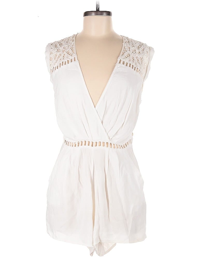 Pre-owned Millau Romper In White