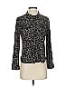 Gerard Darel Animal Print Gray Long Sleeve Blouse Size XS (1) - photo 1