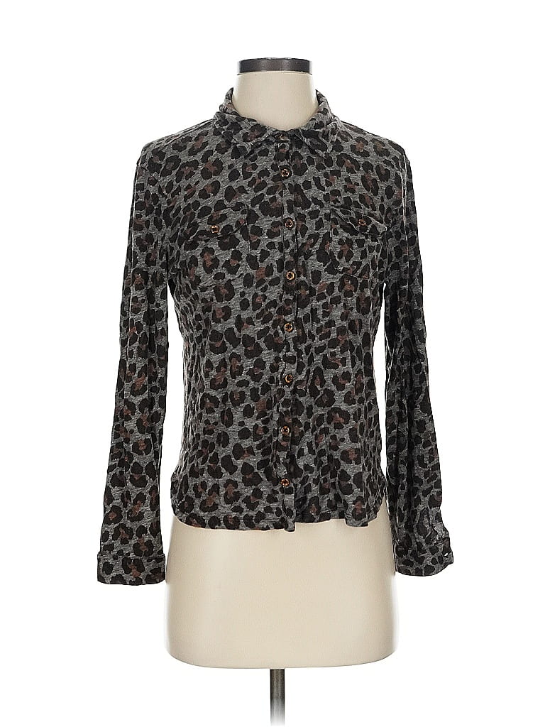 Click to view more detailed imagery on our partner's website Pre-owned Gerard Darel Long Sleeve Blouse In Gray