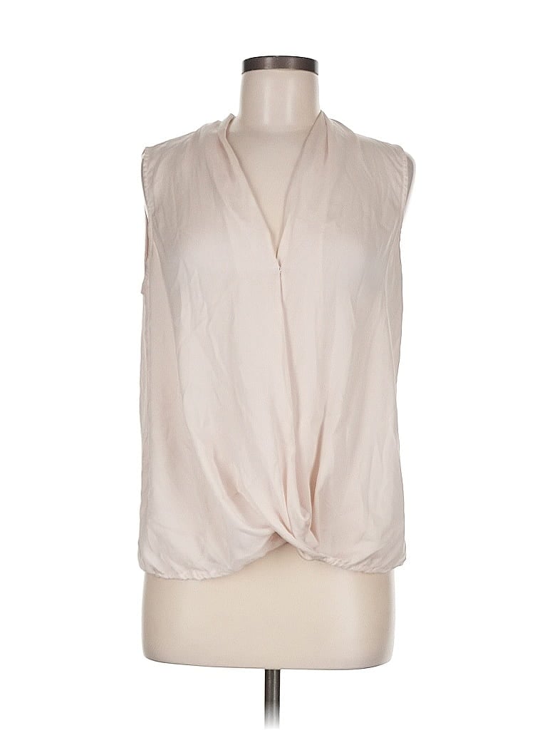 Pre-owned Pure And Good Sleeveless Blouse In White