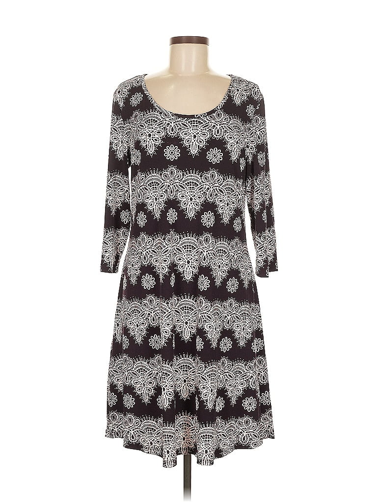 Pre-owned Rn Studio By Ronni Nicole Casual Dress In Gray