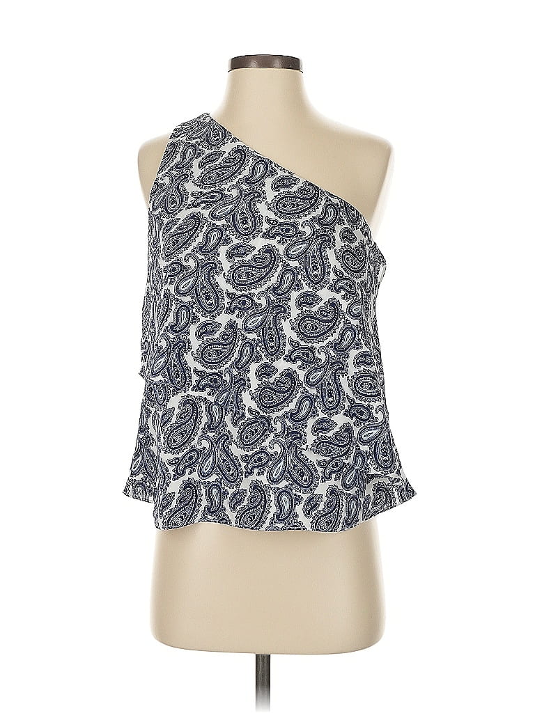 Pre-owned Banana Republic Sleeveless Blouse In Blue