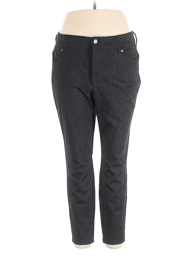 Pre-owned Simply Vera Vera Wang Casual Pants In Gray