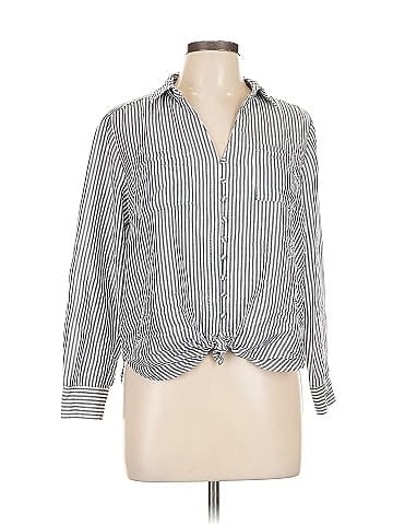 Velvet Heart 3/4 Sleeve Button-Down Shirt (view 1)