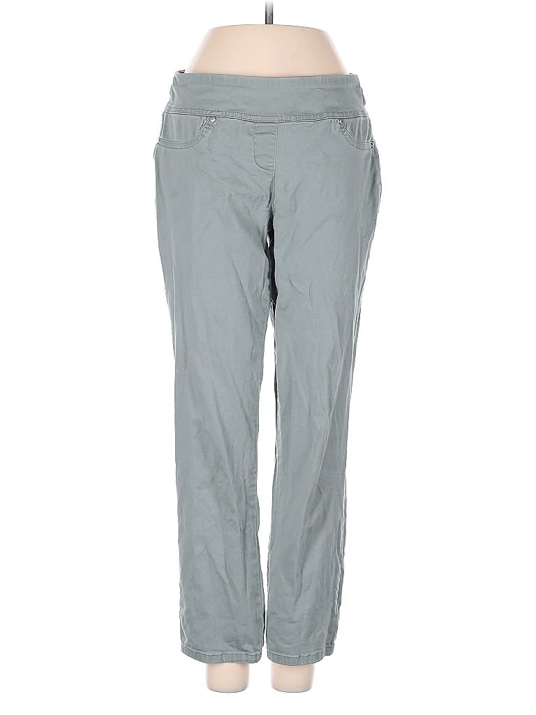 Pre-owned Van Heusen Casual Pants In Gray