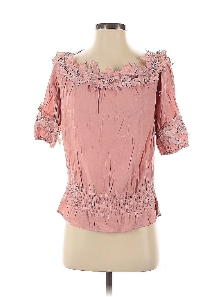 BANJUL Pre-owned 3/4 Sleeve Blouse In Brown