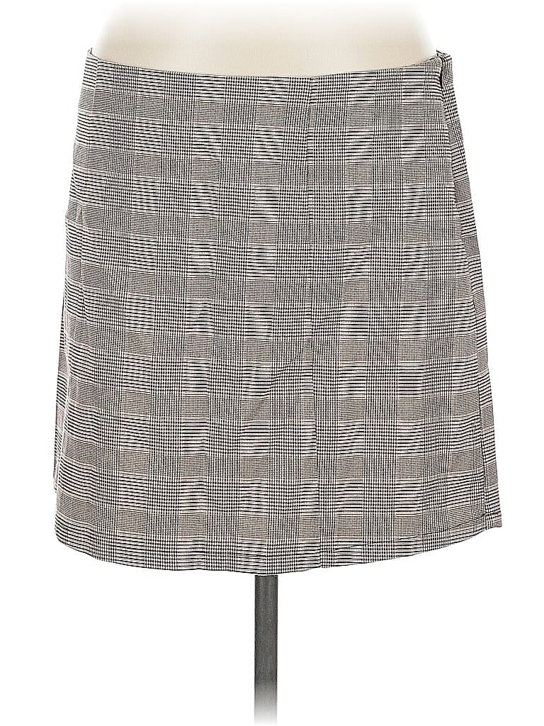 Pre-owned No Boundaries Casual Skirt In Gray