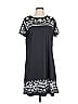 Derma Graphic Gray Casual Dress Size L - photo 1