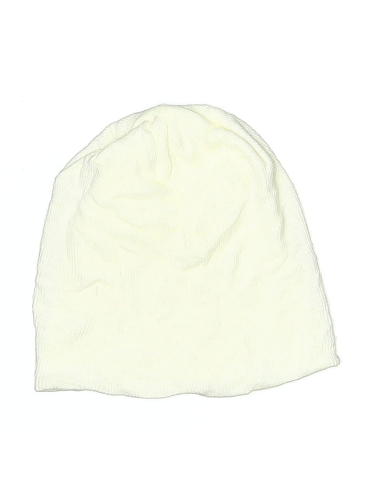 Pre-owned Unbranded Beanie Hat In White