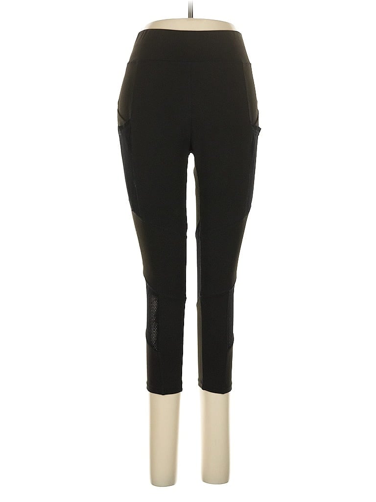 Pre-owned Pop Fit Active Pants In Black