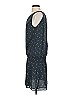 Dylan 100% Viscose Stars Gray Casual Dress Size S - photo 5