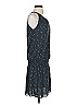 Dylan 100% Viscose Stars Gray Casual Dress Size S - photo 4