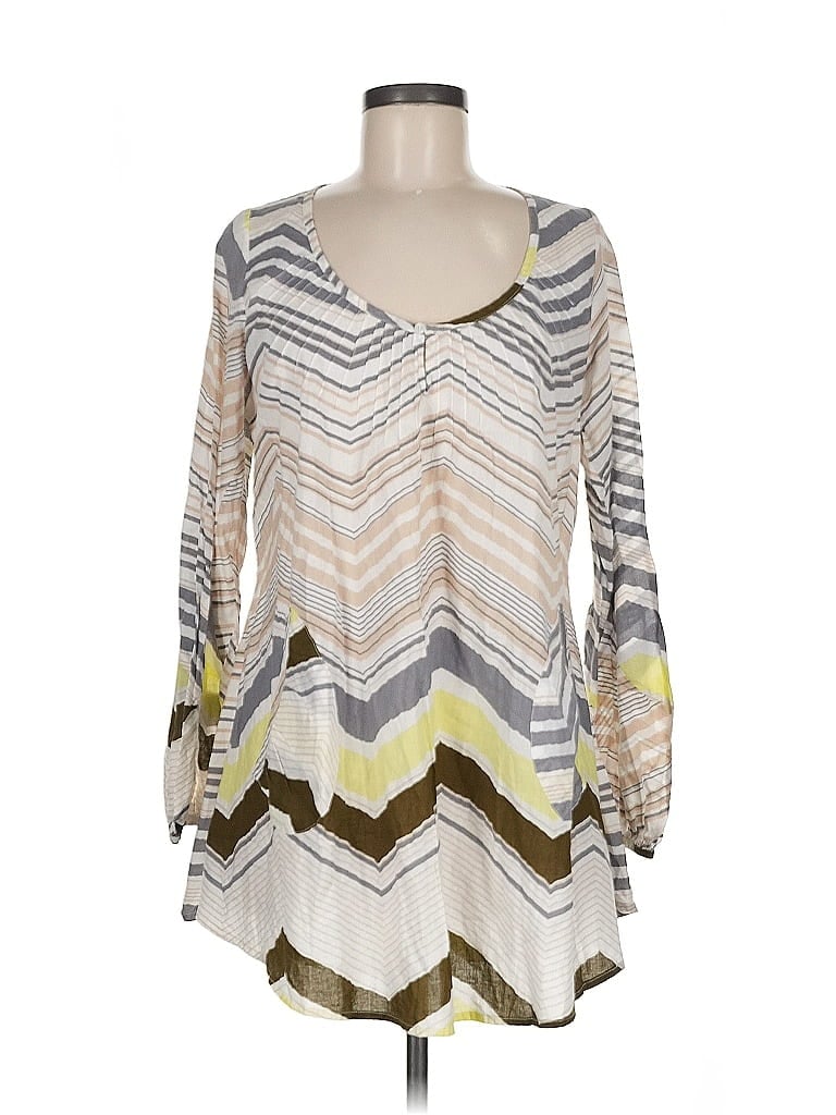 Click to view more detailed imagery on our partner's website Pre-owned Echo 3/4 Sleeve Blouse In White