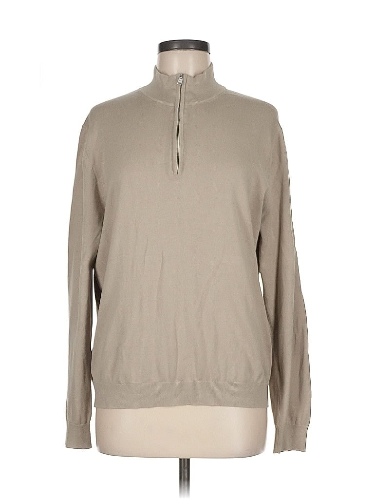 Pre-owned Mng Turtleneck Sweater In Brown