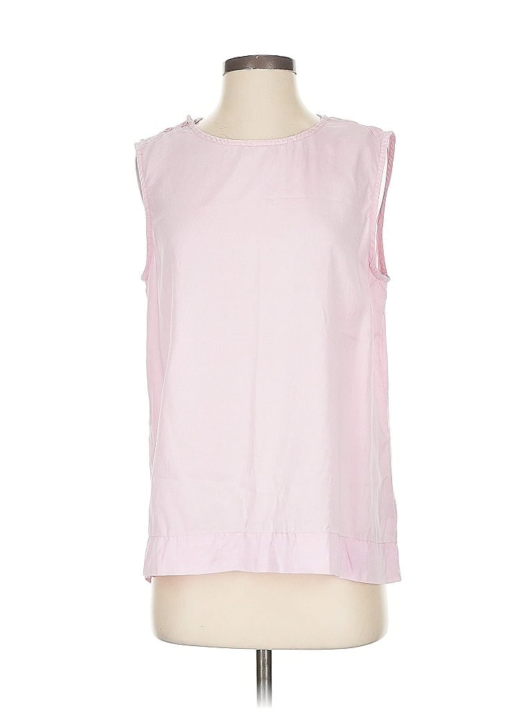 Pre-owned Side Stitch Sleeveless T-shirt In Pink