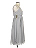 Eva Mendes by New York & Company Gray Casual Dress Size 4 - photo 4